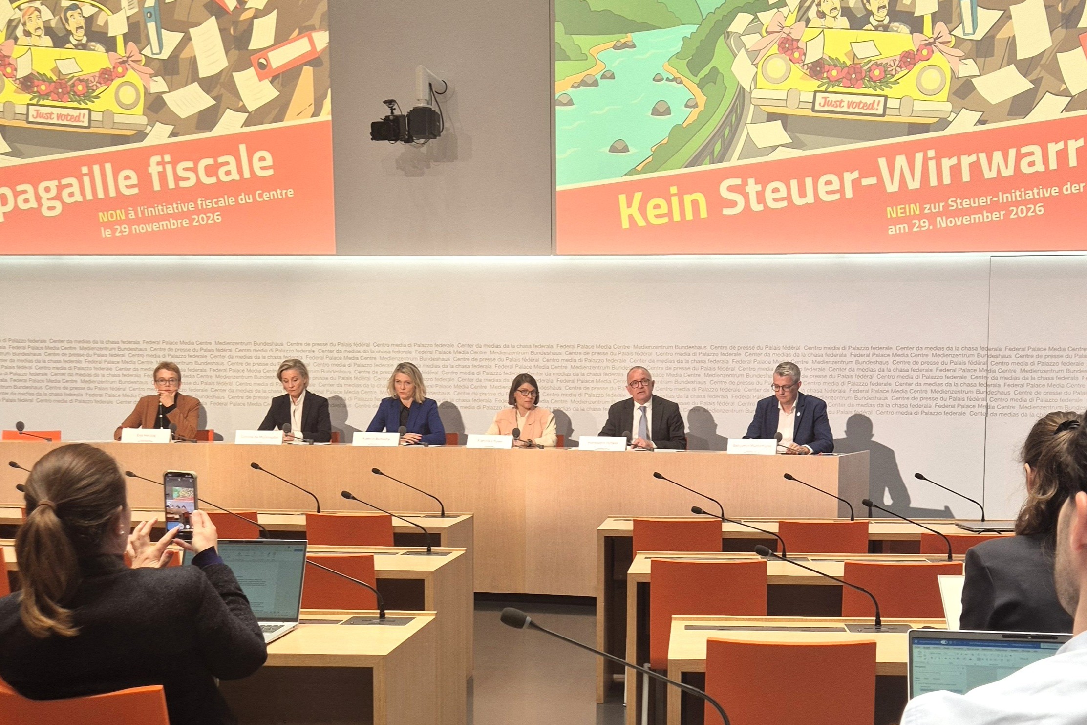 Nein zur überflüssigen Steuer-Initiative der Mitte am 29. November