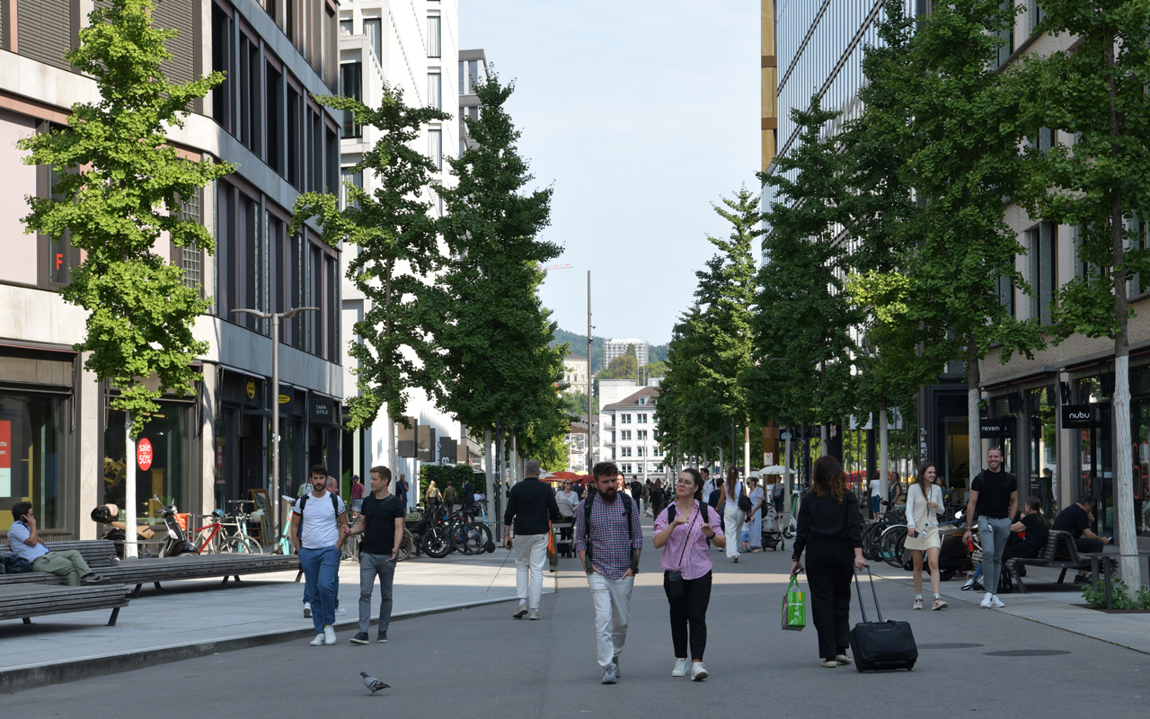 Verkehrsräume in Lebensräume umgestalten: ein klares Bedürfnis der Stadtbevölkerung